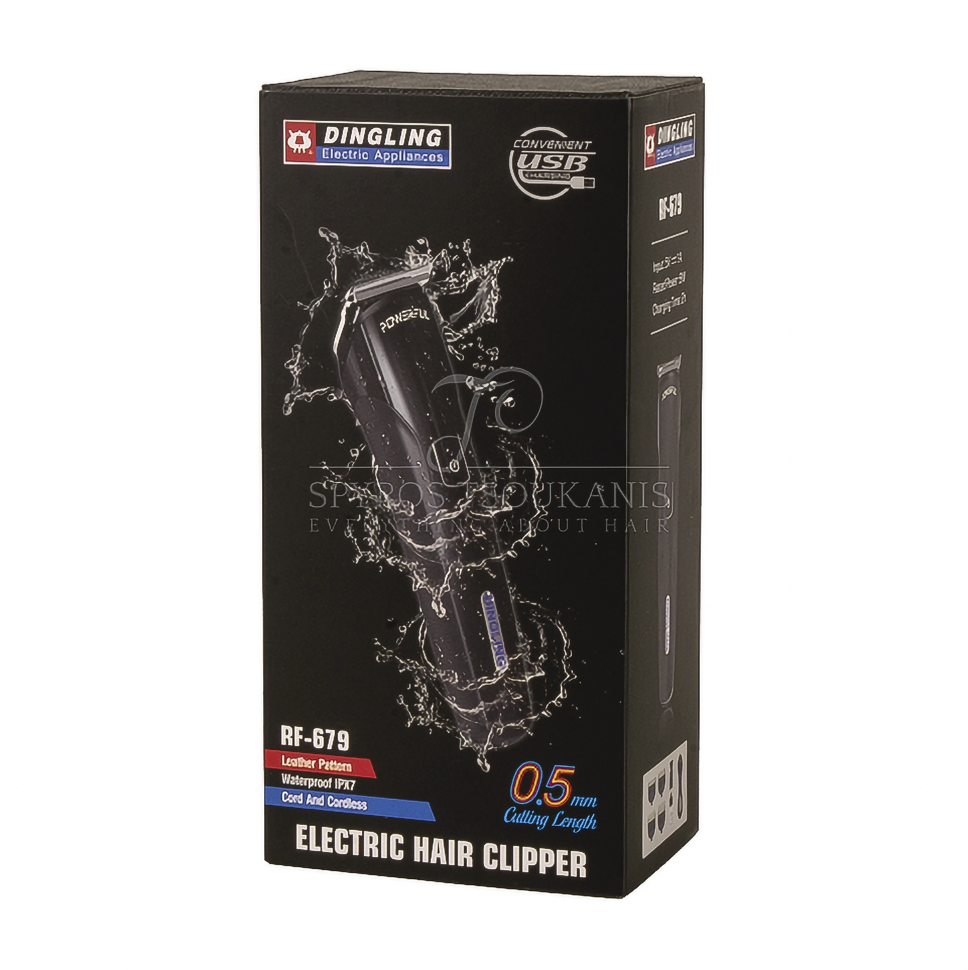 Φωτογραφία από Dingling - RF-679 - Επαγγελματική Μηχανή κουρέματος 100% αδιάβροχη